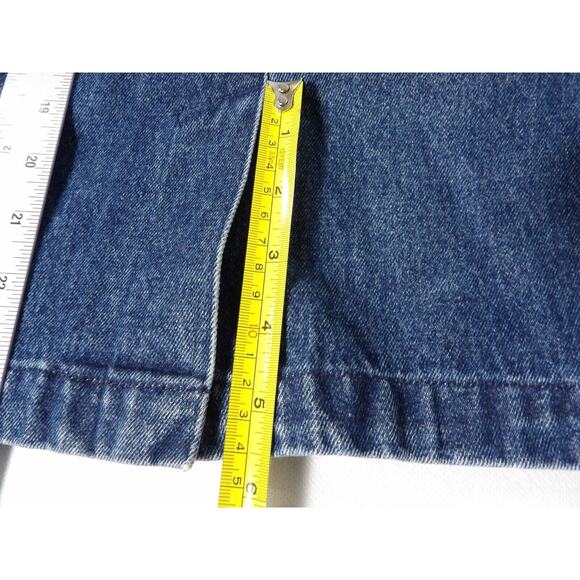 Dockers Denim Skirt Medium Large READ Knee Length Womens High Waisted Pencil V - Picture 10 of 16